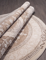 Ковер Armina 03874 brown/brown овал