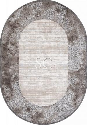 Ковер Armina 04070 grey/brown овал