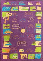 Детский ковер Funky Traffic violet