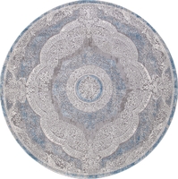 Ковер Armina 03880 blue/blue круг