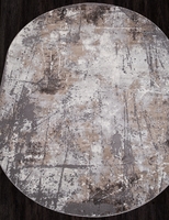 Ковер Graff 3433 grey-beige овал