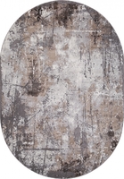 Ковер Graff 3433 grey-beige овал